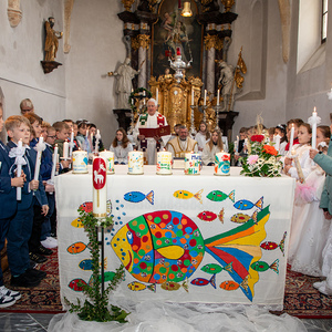 Wir feierten in Peggau das Fest der Erstkommunion
